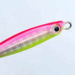 Load image into Gallery viewer, NEON PINK Chartreuse Jelifish USA Snagless Crappie Bomb®
