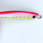 Load image into Gallery viewer, NEON PINK Chartreuse Jelifish USA Snagless Crappie Bomb®
