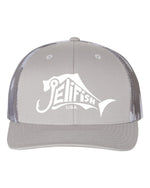 Load image into Gallery viewer, Jelifish USA Embroidered Richardson 112 Trucker Hat in Silver / Grey Camo
