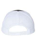 Load image into Gallery viewer, Jelifish USA Embroidered Richardson 112 Trucker Hat in Charcoal Grey / White
